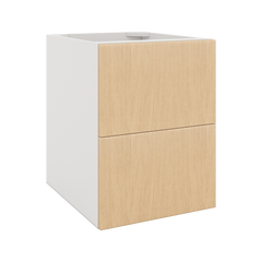Modernform Cabinet Natural Oak 18" W X 24" H X 21" D Vanity Floating Drawers Cabinet