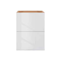 Modernform Cabinet Gloss White 18" W X 24" H X 21" D Vanity Floating Drawers Cabinet