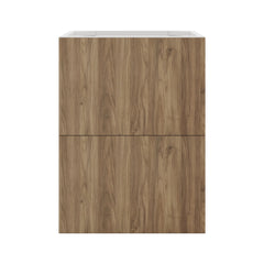 Modernform Cabinet Walnut 18" W X 24" H X 21" D Vanity Floating Drawers Cabinet