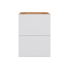 Modernform Cabinet Matte White 18" W X 24" H X 21" D Vanity Floating Drawers Cabinet