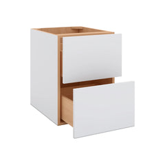 Modernform Cabinet Matte White 18" W X 24" H X 21" D Vanity Floating Drawers Cabinet