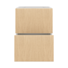 Modernform Cabinet Natural Oak 18" W X 24" H X 21" D Vanity Floating Drawers Cabinet