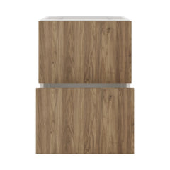 Modernform Cabinet Walnut 18" W X 24" H X 21" D Vanity Floating Drawers Cabinet