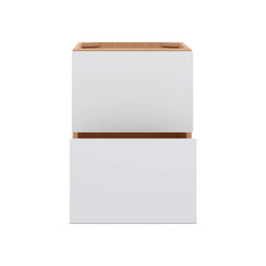 Modernform Cabinet Matte White 18" W X 24" H X 21" D Vanity Floating Drawers Cabinet