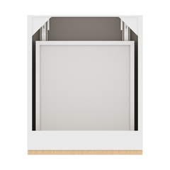 Modernform Cabinet Natural Oak 18" W X 24" H X 21" D Vanity Floating Drawers Cabinet
