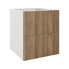 Modernform Cabinet Walnut 21" W X 24" H X 21" D Vanity Floating Drawers Cabinet