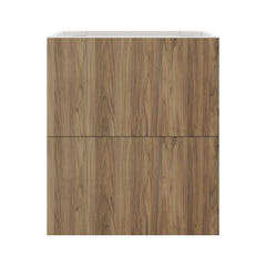 Modernform Cabinet Walnut 21" W X 24" H X 21" D Vanity Floating Drawers Cabinet