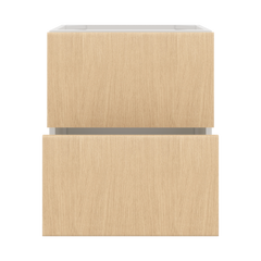 Modernform Cabinet Natural Oak 21" W X 24" H X 21" D Vanity Floating Drawers Cabinet