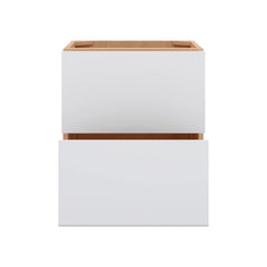 Modernform Cabinet Matte White 21" W X 24" H X 21" D Vanity Floating Drawers Cabinet