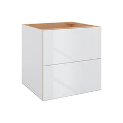 Modernform Cabinet Gloss White 24" W X 24" H X 21" D Vanity Floating Drawers Cabinet