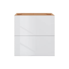 Modernform Cabinet Gloss White 24" W X 24" H X 21" D Vanity Floating Drawers Cabinet