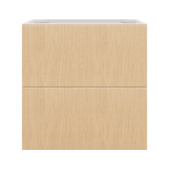 Modernform Cabinet Natural Oak 24" W X 24" H X 21" D Vanity Floating Drawers Cabinet