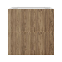 Modernform Cabinet Walnut 24" W X 24" H X 21" D Vanity Floating Drawers Cabinet