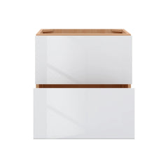 Modernform Cabinet Gloss White 24" W X 24" H X 21" D Vanity Floating Drawers Cabinet
