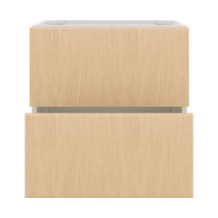 Modernform Cabinet Natural Oak 24" W X 24" H X 21" D Vanity Floating Drawers Cabinet