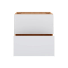 Modernform Cabinet Matte White 24" W X 24" H X 21" D Vanity Floating Drawers Cabinet