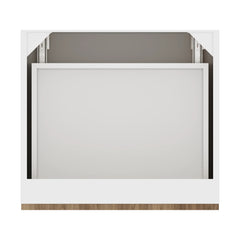 Modernform Cabinet Walnut 24" W X 24" H X 21" D Vanity Floating Drawers Cabinet