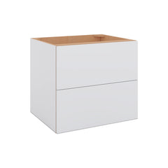 Modernform Cabinet Matte White 27" W X 24" H X 21" D Vanity Floating Drawers Cabinet
