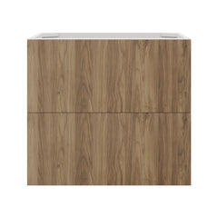 Modernform Cabinet Walnut 27" W X 24" H X 21" D Vanity Floating Drawers Cabinet