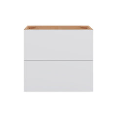 Modernform Cabinet Matte White 27" W X 24" H X 21" D Vanity Floating Drawers Cabinet
