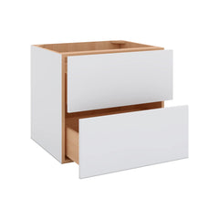 Modernform Cabinet Matte White 27" W X 24" H X 21" D Vanity Floating Drawers Cabinet