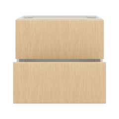 Modernform Cabinet Natural Oak 27" W X 24" H X 21" D Vanity Floating Drawers Cabinet