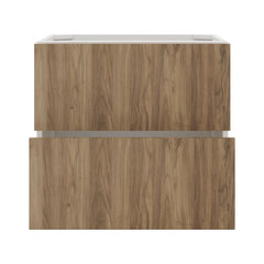 Modernform Cabinet Walnut 27" W X 24" H X 21" D Vanity Floating Drawers Cabinet