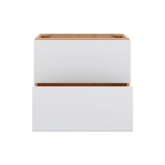 Modernform Cabinet Matte White 27" W X 24" H X 21" D Vanity Floating Drawers Cabinet