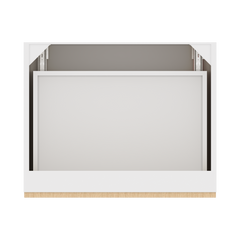 Modernform Cabinet Natural Oak 27" W X 24" H X 21" D Vanity Floating Drawers Cabinet