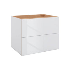 Modernform Cabinet Gloss White 30" W X 24" H X 21" D Vanity Floating Drawers Cabinet