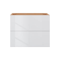 Modernform Cabinet Gloss White 30" W X 24" H X 21" D Vanity Floating Drawers Cabinet