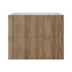 Modernform Cabinet Walnut 30" W X 24" H X 21" D Vanity Floating Drawers Cabinet
