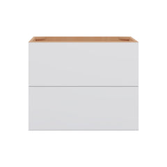 Modernform Cabinet Matte White 30" W X 24" H X 21" D Vanity Floating Drawers Cabinet