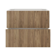 Modernform Cabinet Walnut 30" W X 24" H X 21" D Vanity Floating Drawers Cabinet