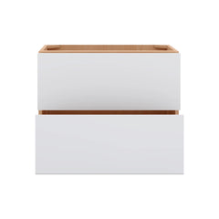 Modernform Cabinet Matte White 30" W X 24" H X 21" D Vanity Floating Drawers Cabinet