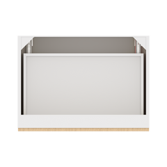 Modernform Cabinet Natural Oak 30" W X 24" H X 21" D Vanity Floating Drawers Cabinet