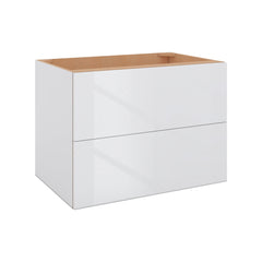Modernform Cabinet Gloss White 33" W X 24" H X 21" D Vanity Floating Drawers Cabinet