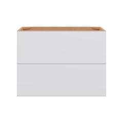 Modernform Cabinet Matte White 33" W X 24" H X 21" D Vanity Floating Drawers Cabinet