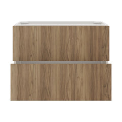 Modernform Cabinet Walnut 33" W X 24" H X 21" D Vanity Floating Drawers Cabinet