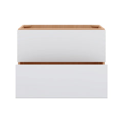 Modernform Cabinet Matte White 33" W X 24" H X 21" D Vanity Floating Drawers Cabinet