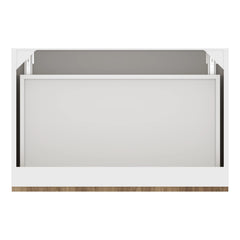 Modernform Cabinet Walnut 33" W X 24" H X 21" D Vanity Floating Drawers Cabinet
