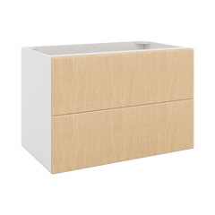 Modernform Cabinet Natural Oak 36" W X 24" H X 21" D Vanity Floating Drawers Cabinet