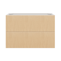 Modernform Cabinet Natural Oak 36" W X 24" H X 21" D Vanity Floating Drawers Cabinet