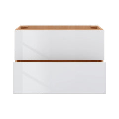 Modernform Cabinet Gloss White 36" W X 24" H X 21" D Vanity Floating Drawers Cabinet