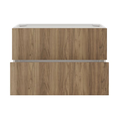 Modernform Cabinet Walnut 36" W X 24" H X 21" D Vanity Floating Drawers Cabinet