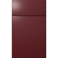 Fabuwood Allure Luxe Cabernet Red Door Sample