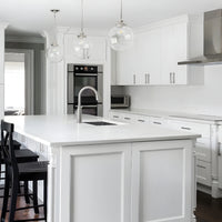 Fabuwood Allure Nexus Frost Recessed Panel White Door Sample