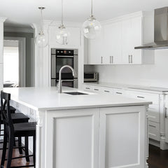 Fabuwood Allure Nexus Frost Recessed Panel White Door Sample