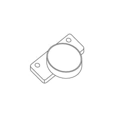 Wolf Classic Dartmouth Grey Stain Hinge Bore Cover Cap - Brown