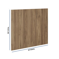 Modernform Cabinet Walnut 3/4" W X 34 1/2" H X  37 5/8" D Island Base Panel